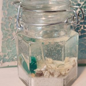 Ocean Beach Themed Gel Candles
